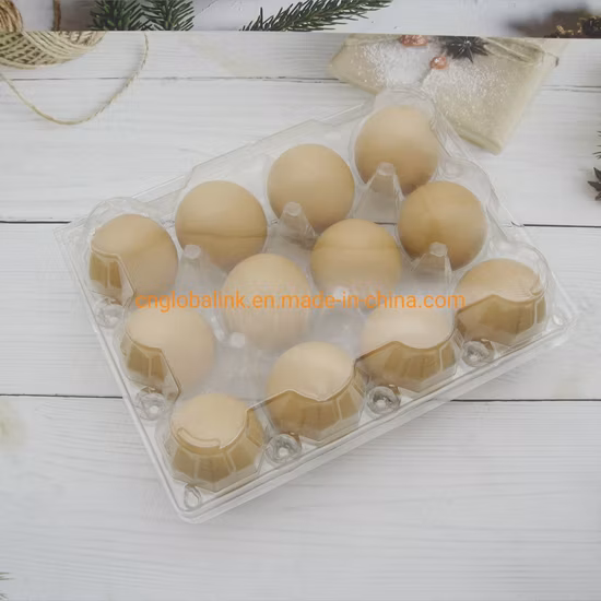 Party Blue Clear Plastic Macarons Clamshell Packaging Gift Box Macarons Plastic Blister Tray