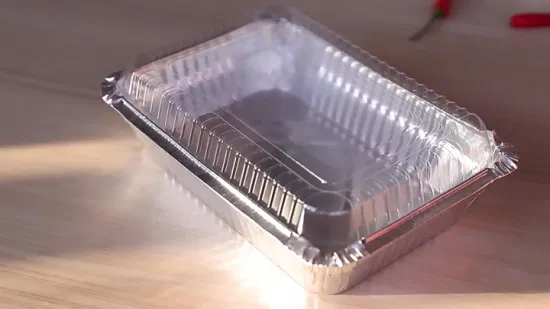 525*328*76mm Disposable Aluminum Foil Kitchenware Baking Cake Container