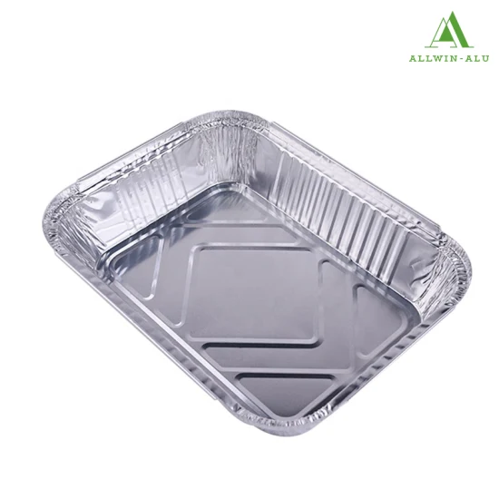 Disposable Half Pan, Half Size Aluminum Foil Container, Kitchenware Cookware Baking Foil Cake Pan, Fast Food Packaging Container with Foil Lids