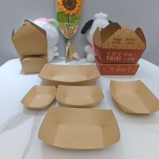 Bespoke Food Grade Fried Chicken French Fries Cardboard Box Food Container