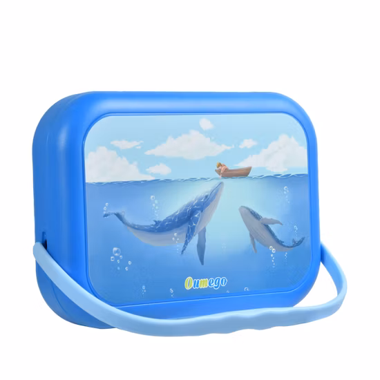 Aohea 4 or 6 Compartments Kids Bento Box Food Grade Lunch Box